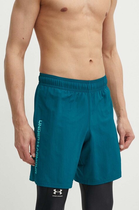 Σορτς προπόνησης Under Armour Tech χρώμα: πράσινο