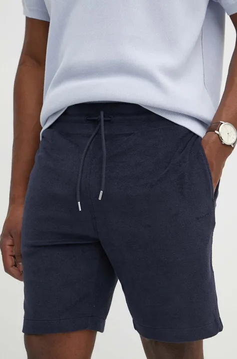 Kratke hlače Gant za muškarce, boja: tamno plava
