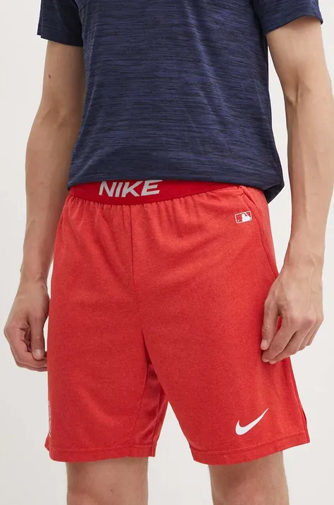 Kratke hlače Nike Boston Red Sox moške, rdeča barva