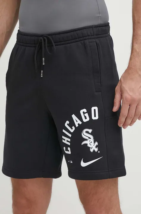 Kratke hlače Nike Chicago White Sox za muškarce, boja: crna