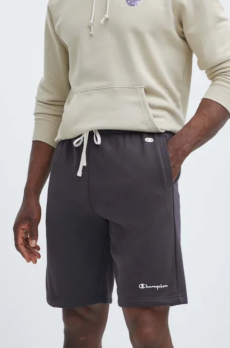 Kratke hlače Champion za muškarce, boja: siva, E20002