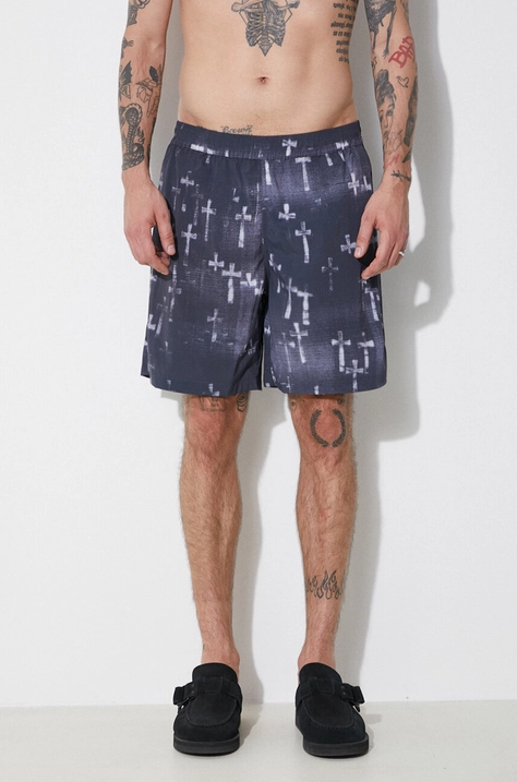 Aries pantaloni scurti de baie Graveyard Board Short culoarea negru, SUAR30100