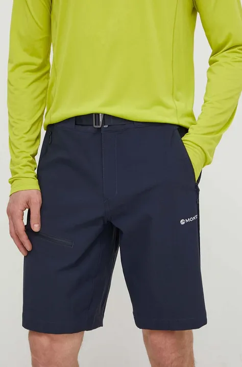 Montane pantaloni scurți outdoor TENACITY culoarea albastru marin, MTENS15