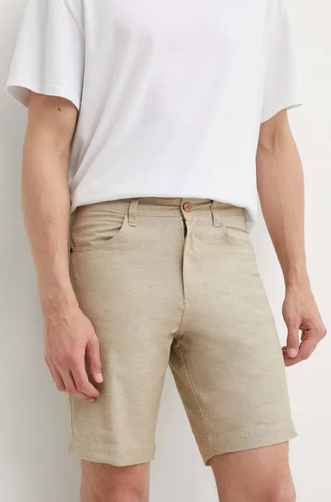 Kratke hlače Picture Aldos za muškarce, boja: bež, MSH082