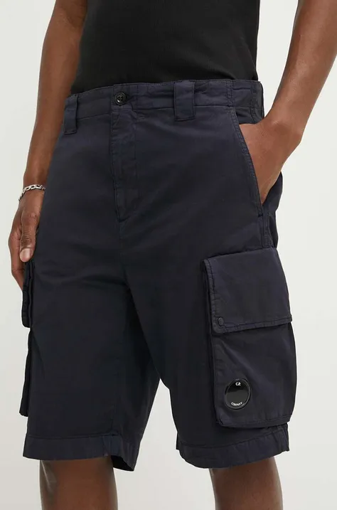 Kratke hlače C.P. Company Twill Stretch Cargo za muškarce, boja: tamno plava, 16CMBE295A006026O