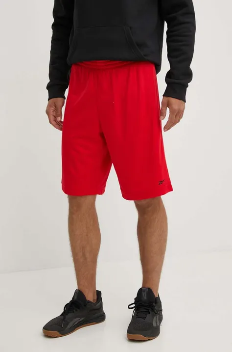 Tréningové šortky Reebok Classic Basketball červená farba, 100072738