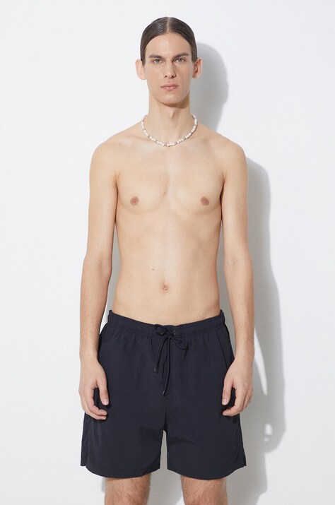 Plavkové šortky Norse Projects Hauge Recycled Nylon tmavomodrá farba, N35.0606.7004