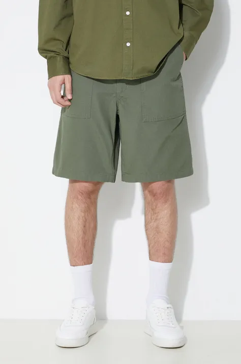 Памучен къс панталон Engineered Garments Fatigue Short в зелено OR271.CT010