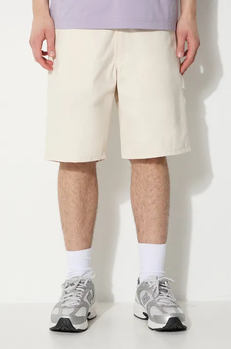 Stan Ray denim shorts Painter men's beige color 3700