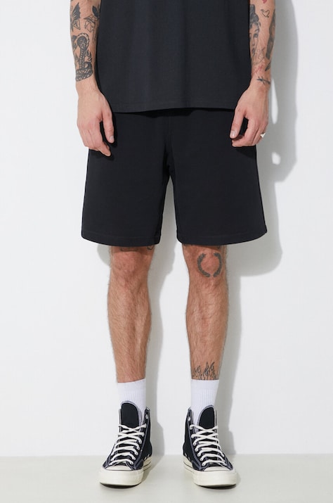 Pamučne kratke hlače Gramicci Classic Gramicci Sweatshort boja: crna, melanž, G4SU.P147