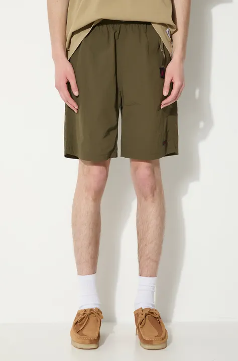 Gramicci shorts Nylon Packable G-Short men's green color G4SM.P146