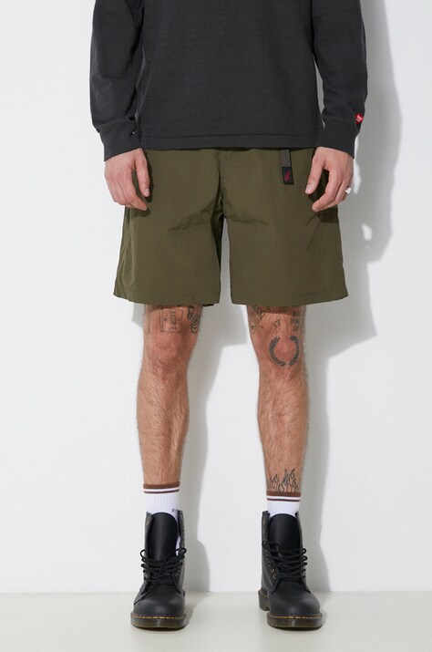 Šortky Gramicci Nylon Loose Short pánske, zelená farba, G3SU.P070