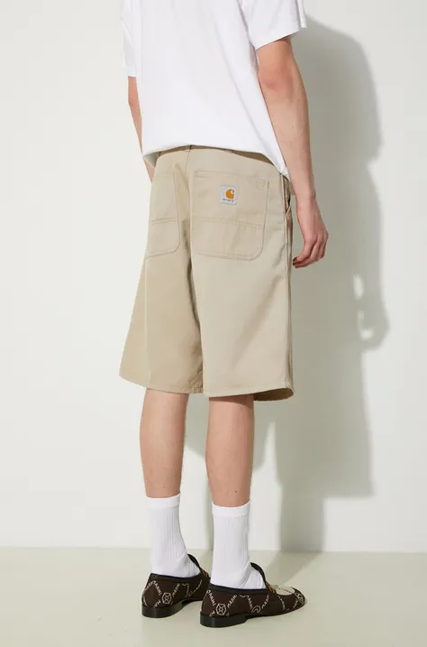 Kratke hlače Carhartt WIP Simple Short za muškarce, boja: bež, I031496.G102