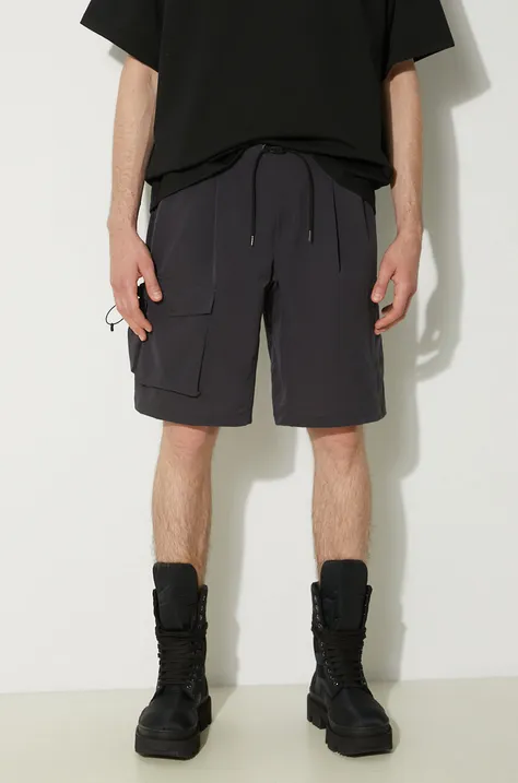 Nanga shorts Dotair® Utility Pk Cargo Shorts men's black color NW2411.1H202.A