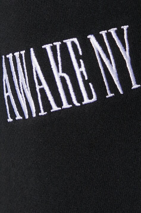 Бавовняні шорти Awake NY Awake Sweatshort — SS24-SZM108, чорний — фото 5