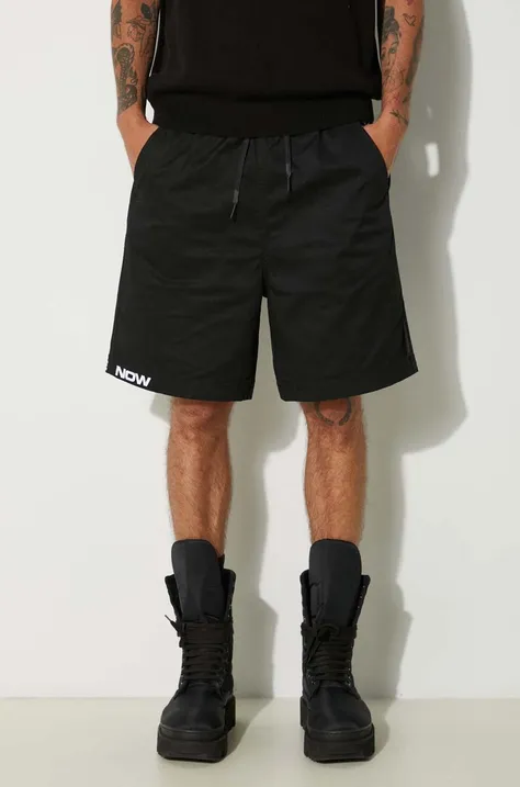 Kratke hlače AAPE za muškarce, boja: crna, AAPSPMA668XXM