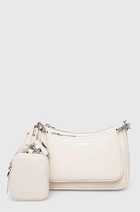 Τσάντα HUGO χρώμα: άσπρο