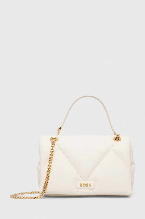 Τσάντα BOSS χρώμα: άσπρο