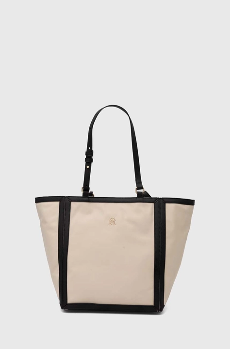 Tommy Hilfiger poșetă culoarea bej AW0AW15698