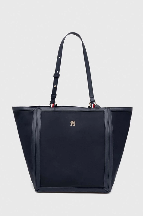 Tommy Hilfiger poșetă culoarea bleumarin AW0AW15717