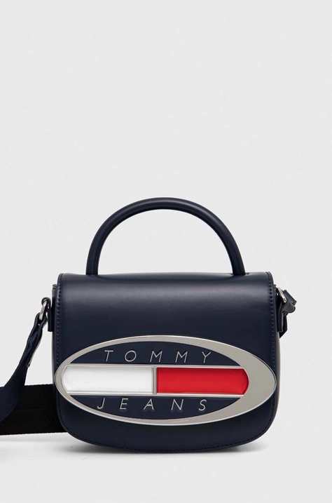 Torba Tommy Jeans boja: tamno plava