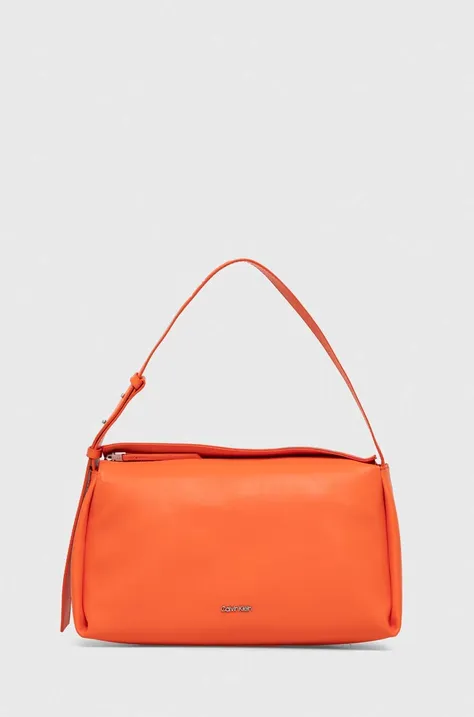 Τσάντα Calvin Klein χρώμα: πορτοκαλί