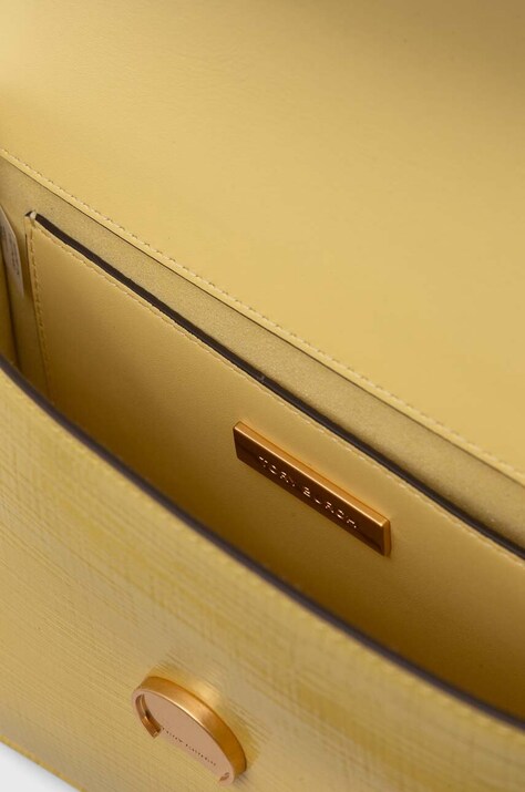Шкіряна сумочка Tory Burch — SS24-TOD05M, жовтий — фото 5