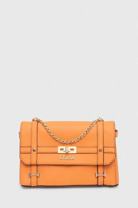 Τσάντα Guess χρώμα: πορτοκαλί