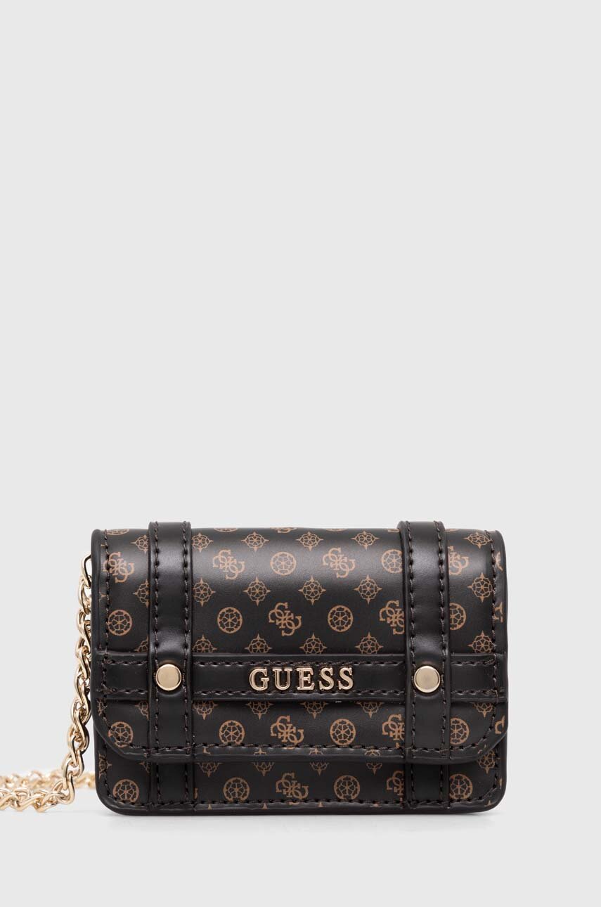 Guess torebka EMILEE kolor brązowy HWPS88 62770