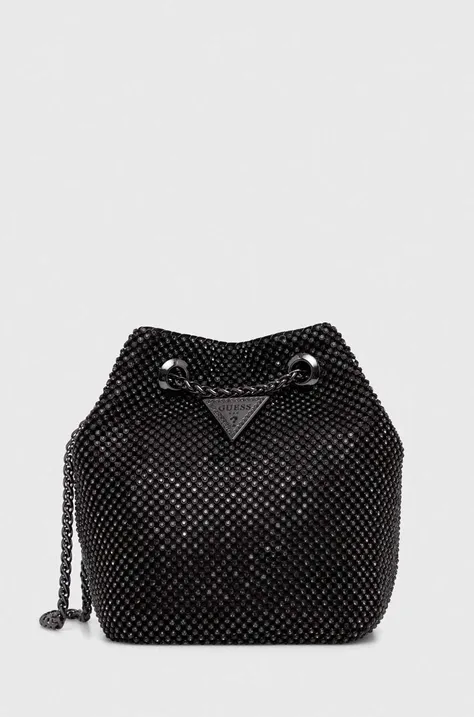 Τσάντα Guess χρώμα: μαύρο