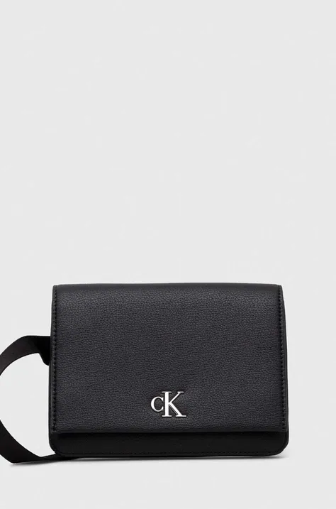 Ľadvinka Calvin Klein Jeans čierna farba,K60K611461