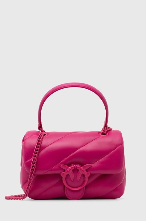 Pinko poseta de piele culoarea roz