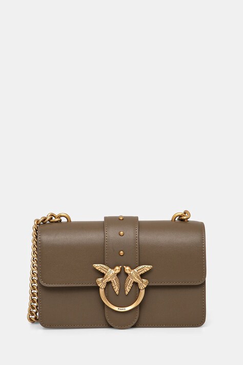 Pinko poseta de piele culoarea maro, 100059 A0F1