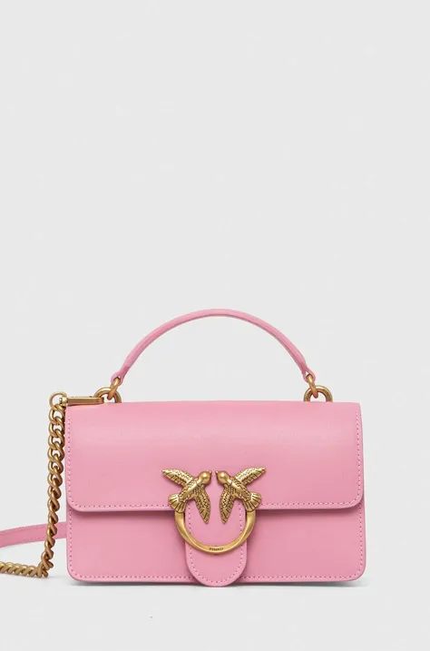 Pinko bőr táska rózsaszín, 100204.A0F1