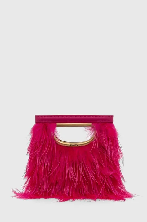 Τσάντα Pinko χρώμα: ροζ, 102772 A1KI