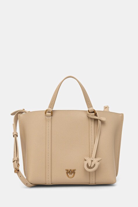 Pinko poseta de piele culoarea galben, 102833 A1LF