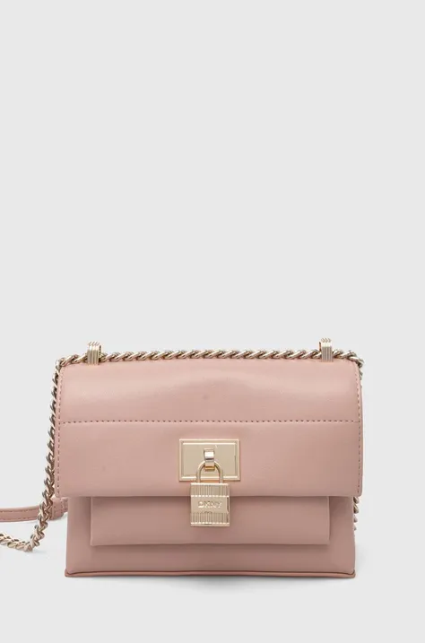 Dkny bőr táska rózsaszín, R41ERC64