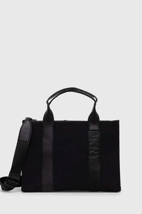 Τσάντα Dkny χρώμα: μαύρο, R41AGC81