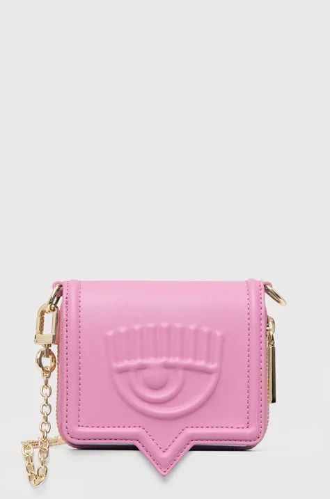Peněženka Chiara Ferragni EYELIKE růžová barva, 76SB5PA2