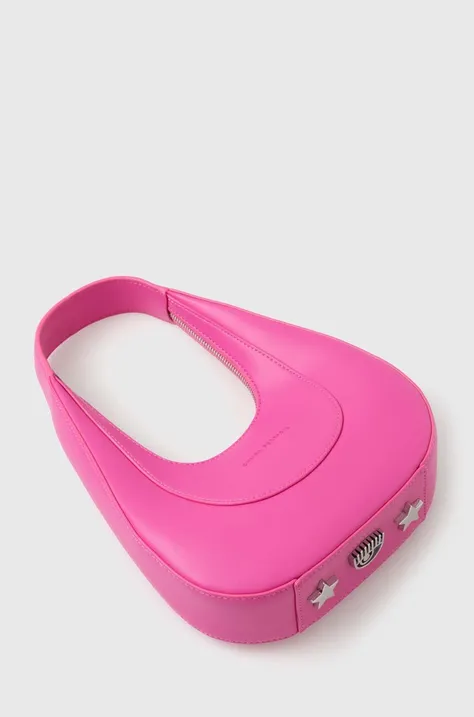 Τσάντα Chiara Ferragni χρώμα: ροζ