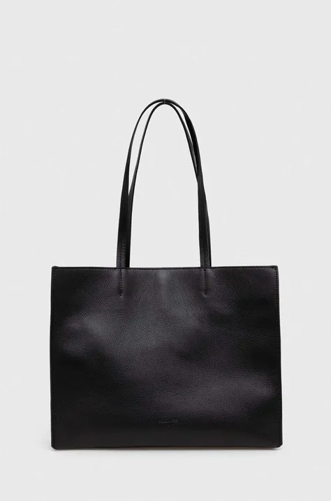 Patrizia Pepe bőr táska fekete, 8B0172 L001