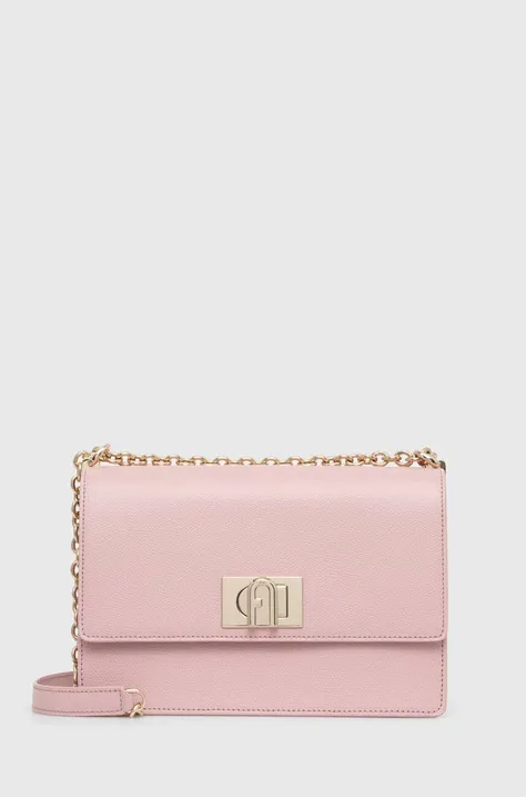 Кожаная сумочка Furla 1927 цвет розовый