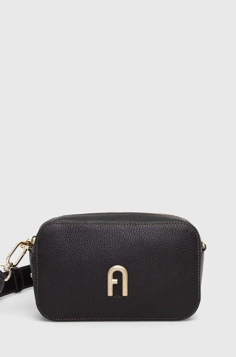 Шкіряна сумочка Furla колір чорний