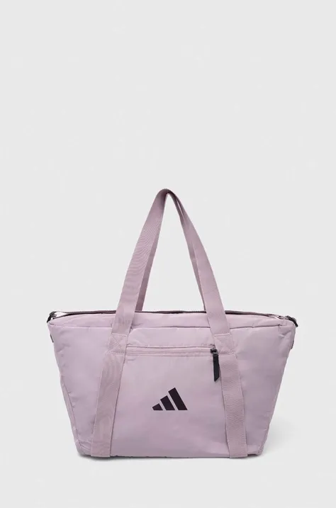 Αθλητική τσάντα adidas Performance χρώμα: μοβ