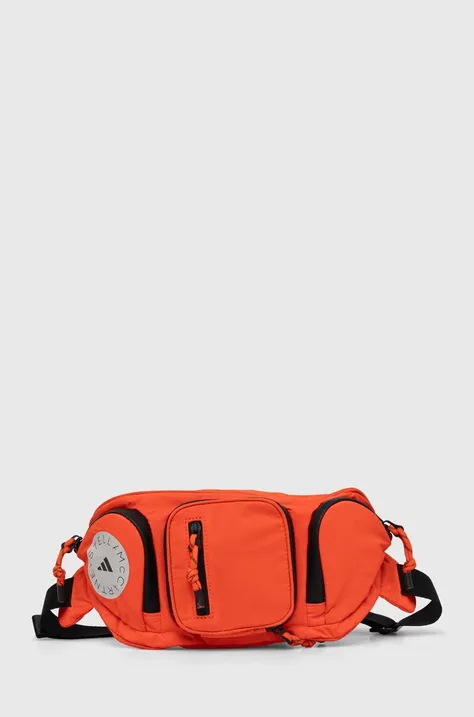 Torbica za okoli pasu adidas by Stella McCartney oranžna barva, IS9019