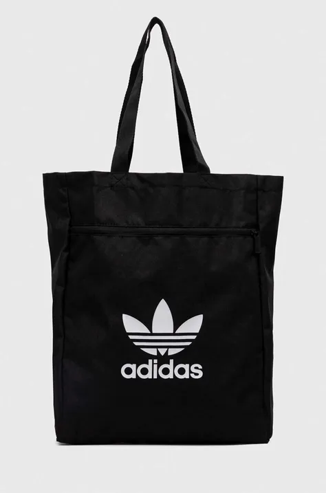 Τσάντα adidas Originals χρώμα: μαύρο