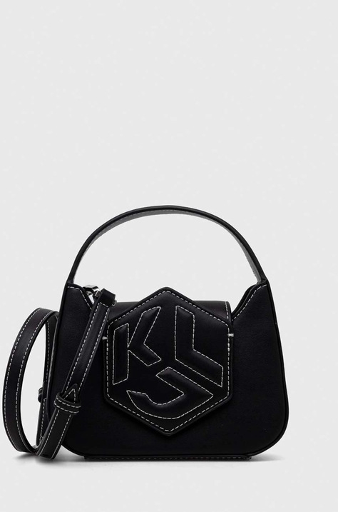 Torba Karl Lagerfeld Jeans boja: crna