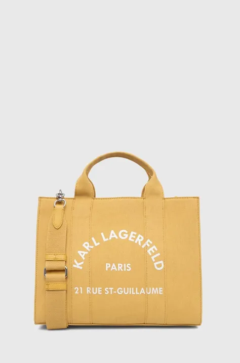 Kabelka Karl Lagerfeld žltá farba