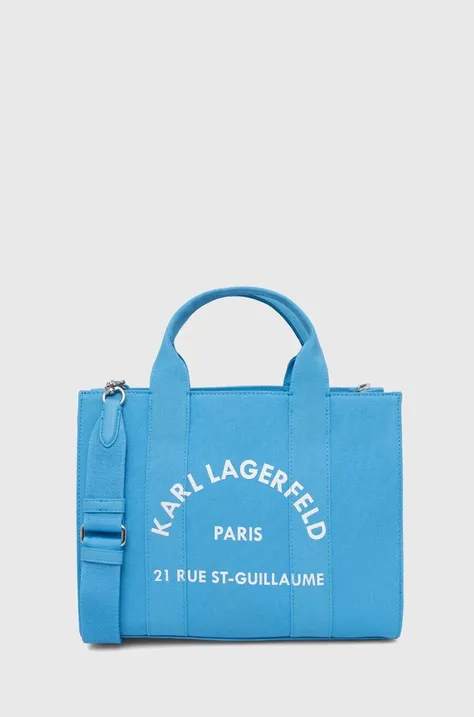 Karl Lagerfeld torebka kolor niebieski