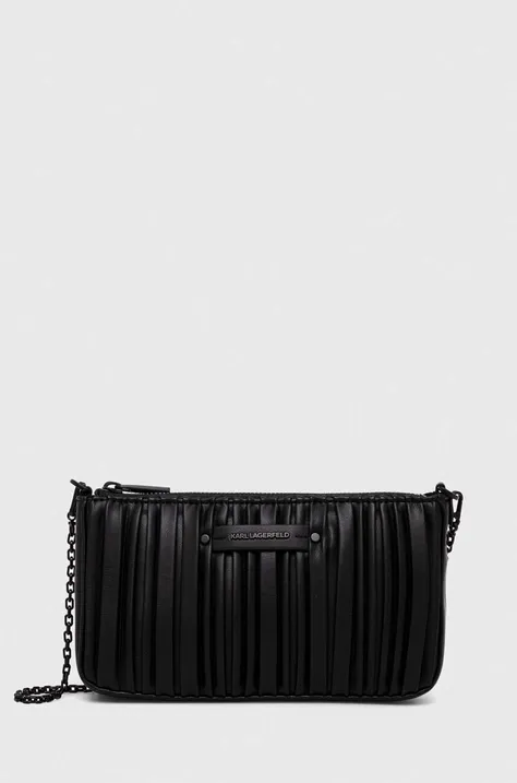 Karl Lagerfeld poseta culoarea negru